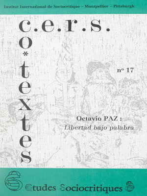 cover image of Octavio Paz, "Libertad bajo palabra"